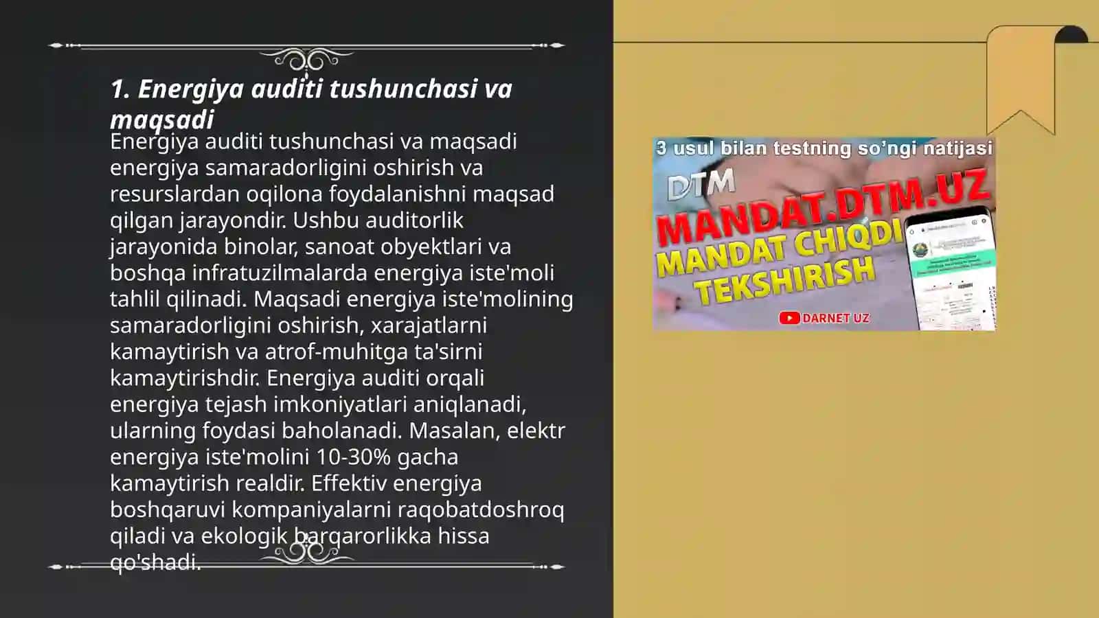 Energiya auditi 3