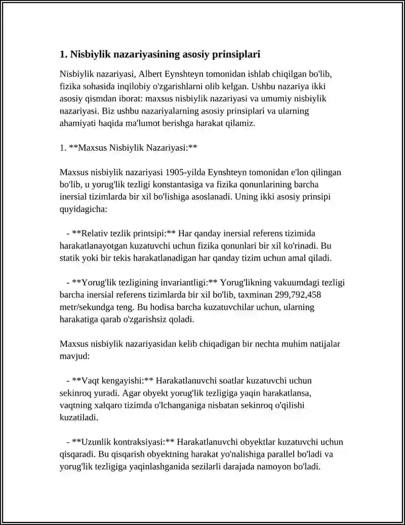 MUSTAQIL ISH Mavzu: NISBIYLIK NAZARYASI ELEMENTLARI RELYATIVISTIK DINAMIKA ASOSLAR RELYATIVISTIK DENAMIKA ASOSLARI KEPLER 3