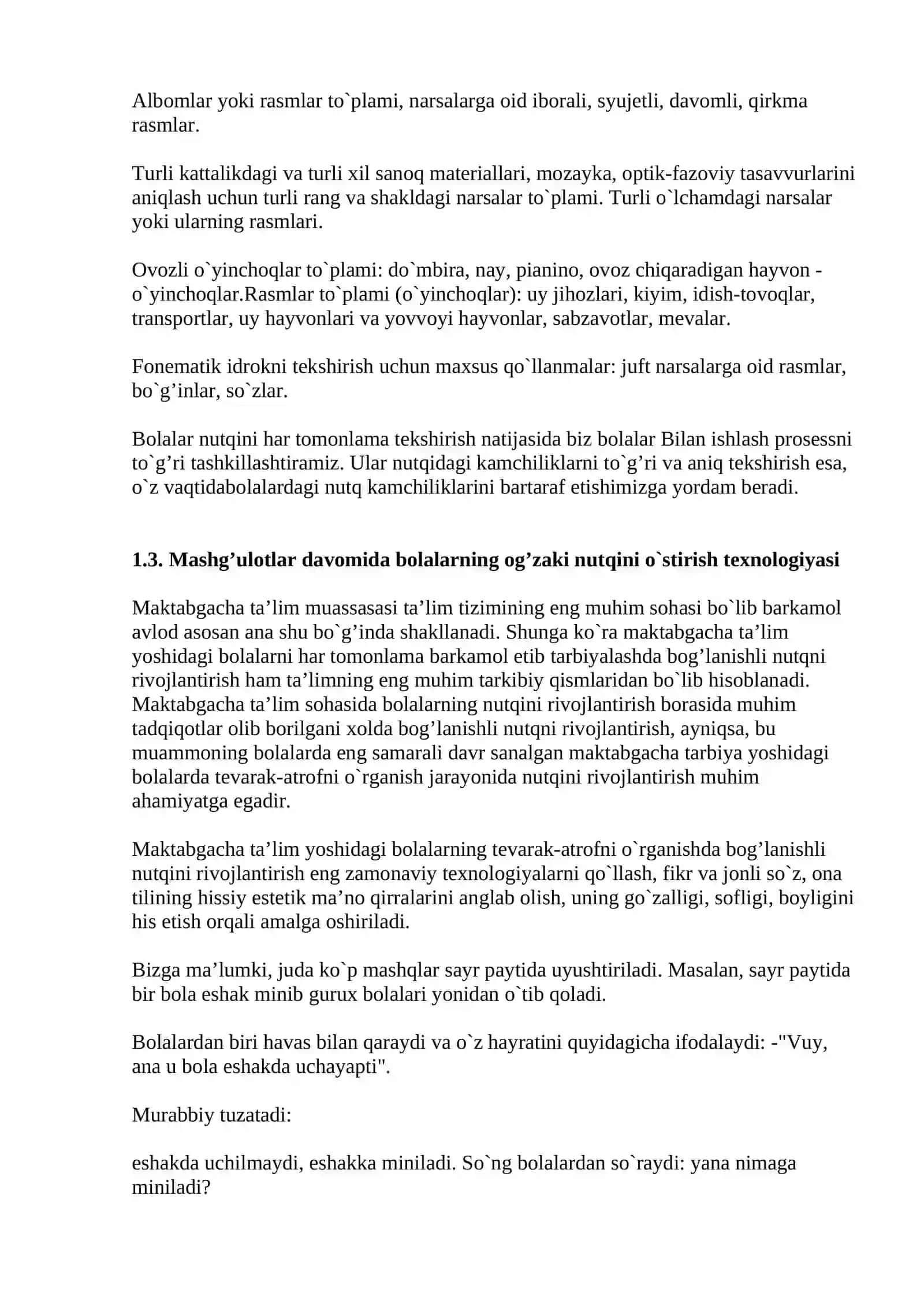 Bolalar nutqining grammatik tomonini o`rganish 3