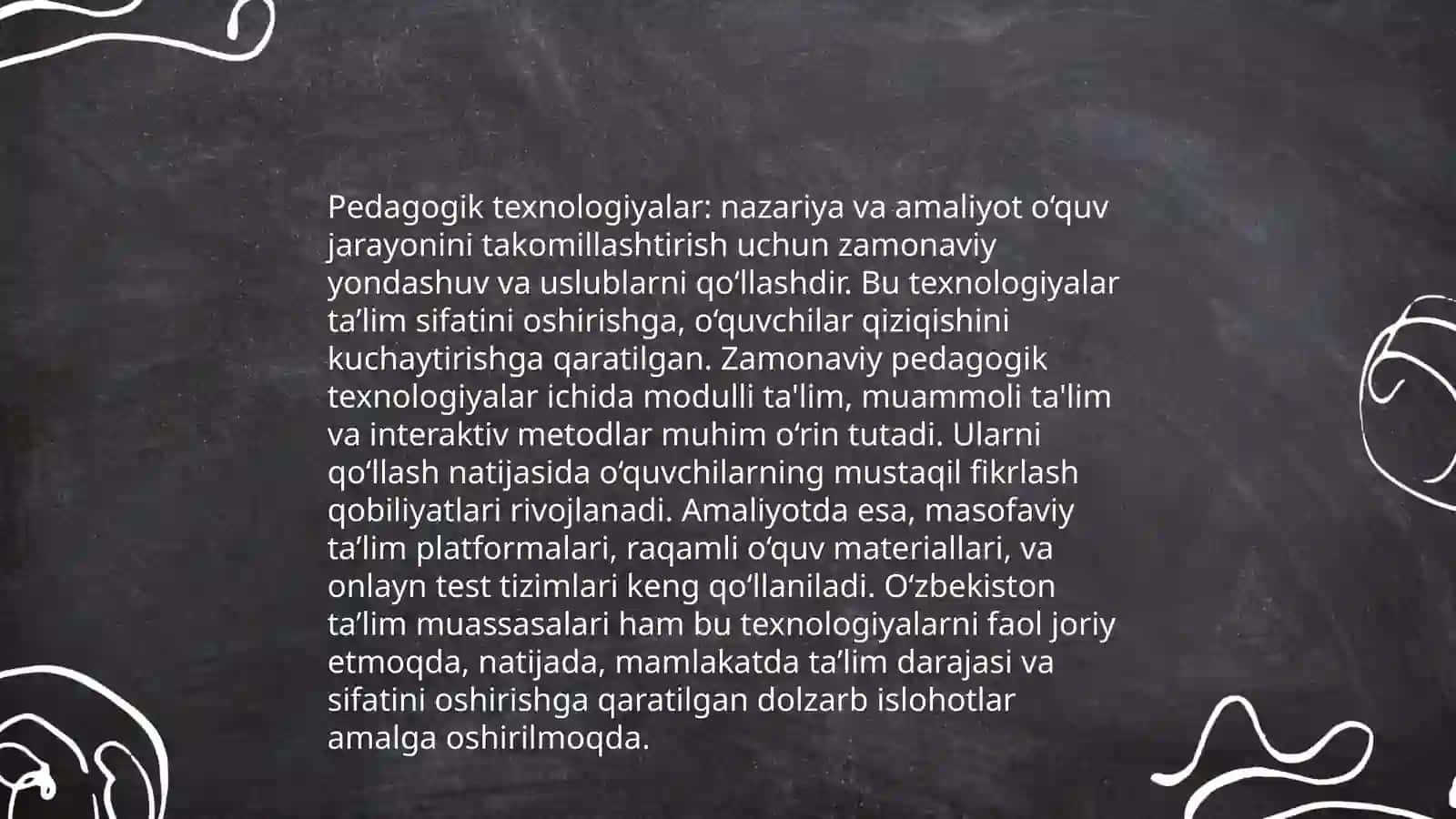 Pedagogik texnologiyalar va ularning didaktik asoslari 3