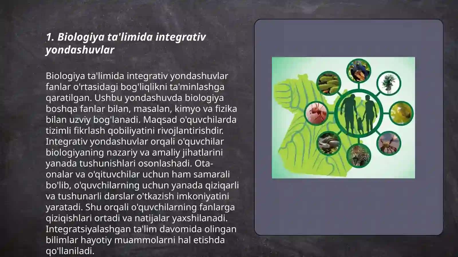 Biologiya fanlarini oʻqitish metodikasining dolzarb muammolari va zamonaviy yondashuvlari 3