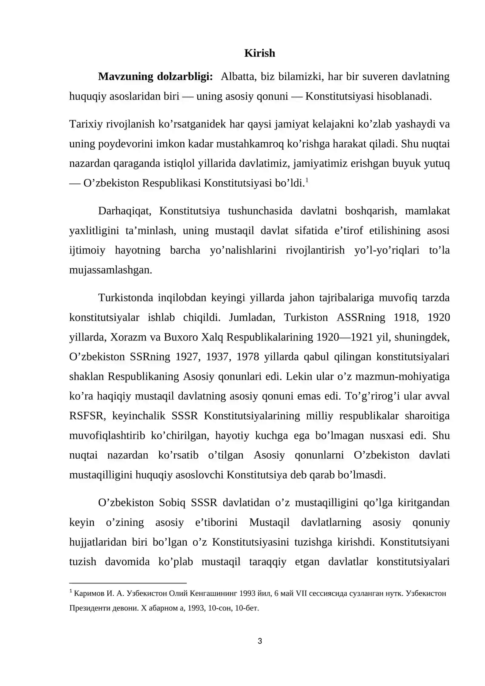 O’zbekiston Konstitutsiyasining qabul qilinishi 3