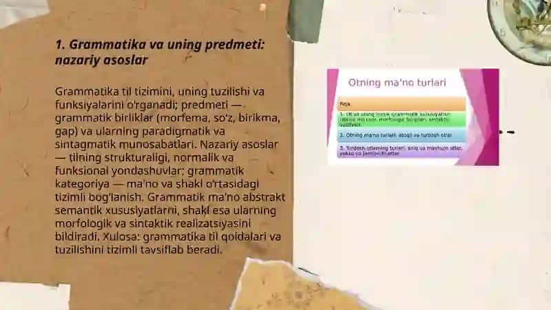 Grammatika va uning predmeti 3