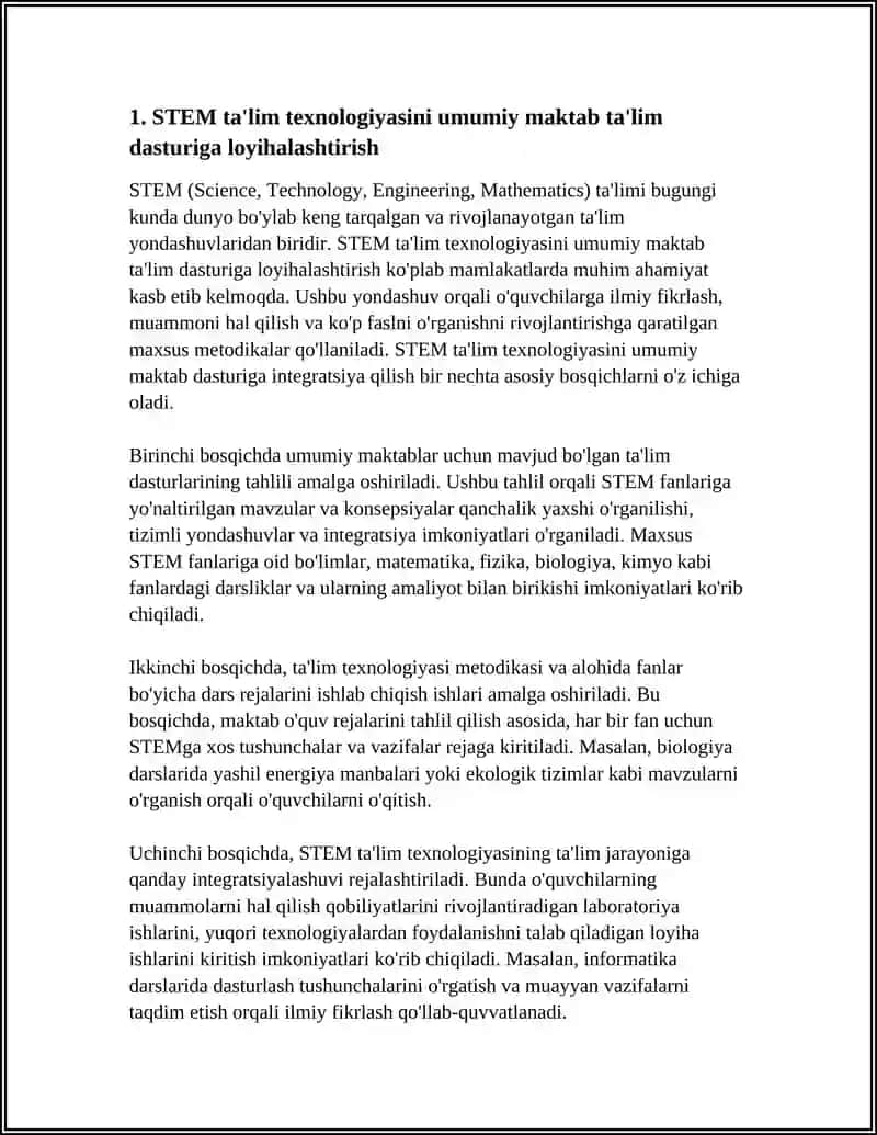 STEM talim texnologiyasini loyihalashtirish 3