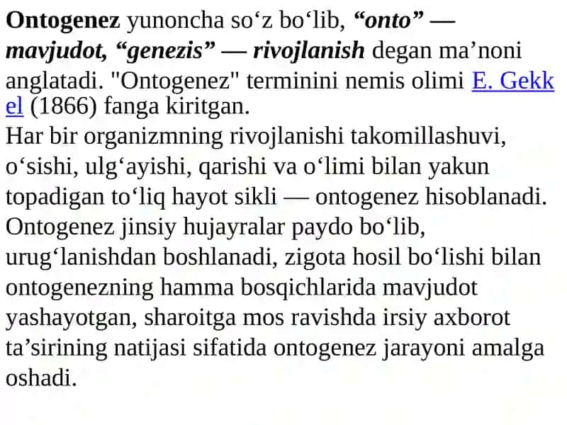 Individual rivojlanishning umumiy qonuniyatlari 3