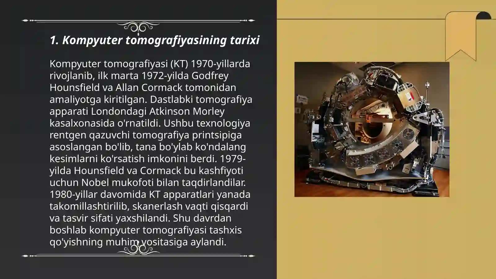 Kompyuter tomografiyasi va uni ishlashining fizik asoslari 3
