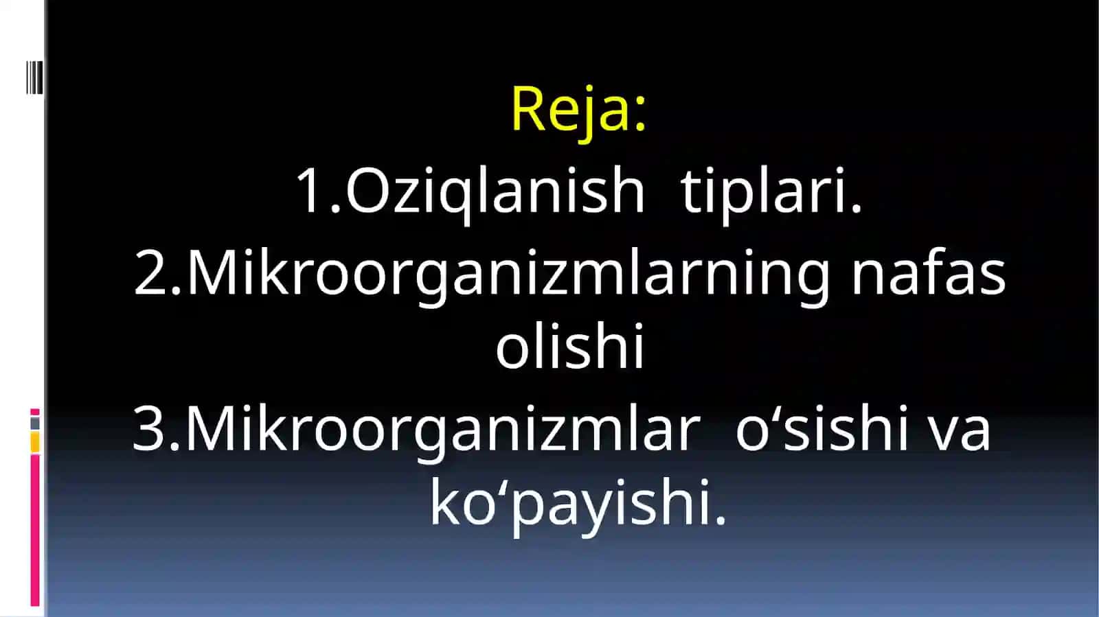 Mikroorganizmlar fiziologiyasi 3