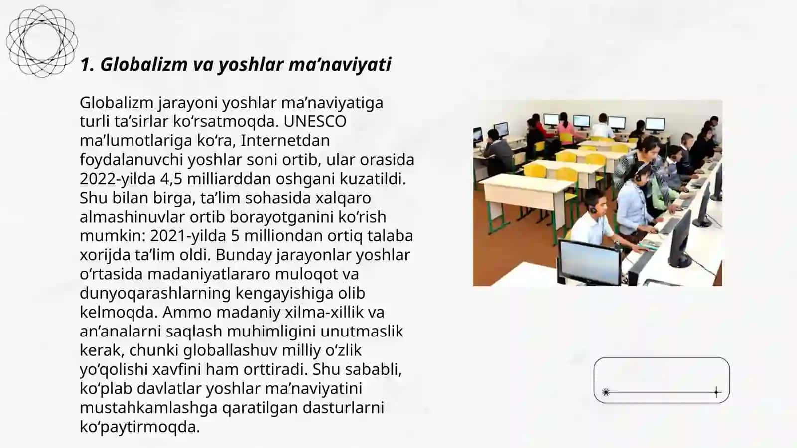 Globalizm va yoshlar ma’naviyati 3