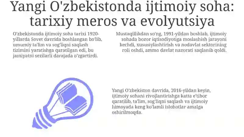 Yangi O'zbekistonda ijtimoiy soha 3