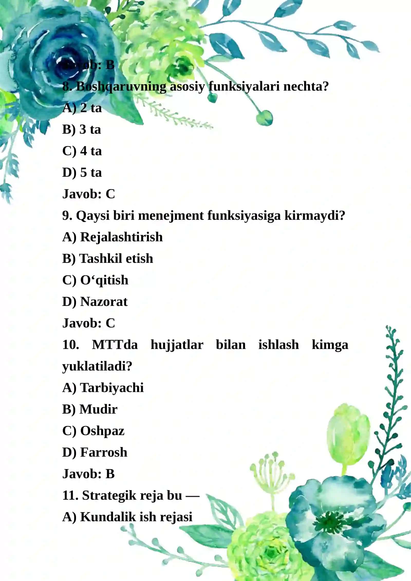 Maktabgacha ta'lim tashkilotlarida menjment 3
