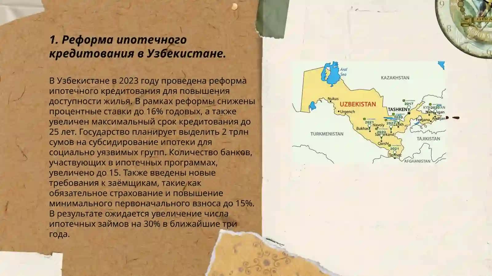 Реформа ипотечного кредитования в Узбекистане 3