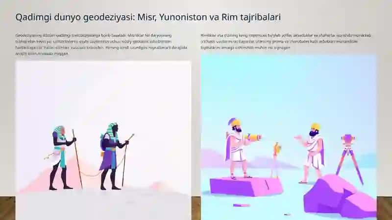 Kirish Geodeziya fani qisqacha rivojlanish tarixi va vazifalari 3