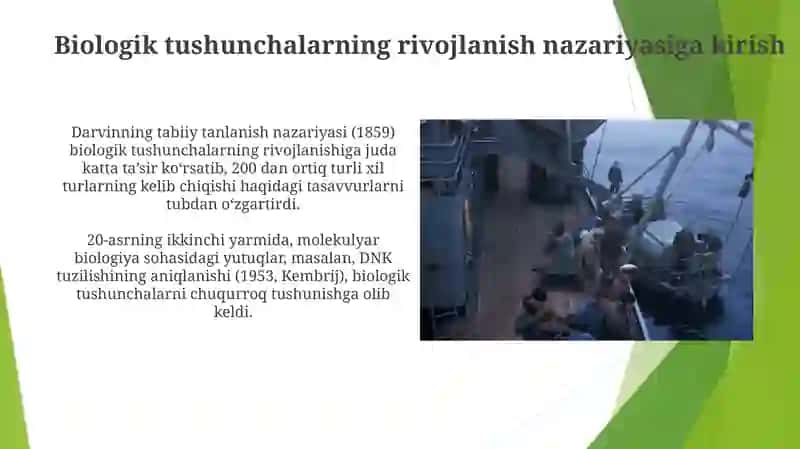 Biologik tushunchalarning rivojlanish nazariysi 3