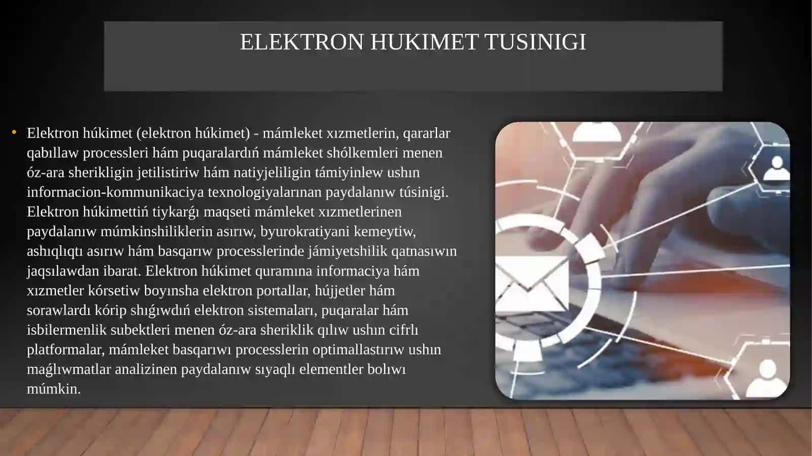 Xabar texnologiyalari ham prosesslerdim matematik modellestiriw 3