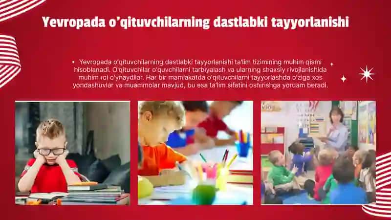 Jahon mamlakatlarida pedagog kadrlarga bólgan ehtiyoj va ularni tayyorlash masalalari 3