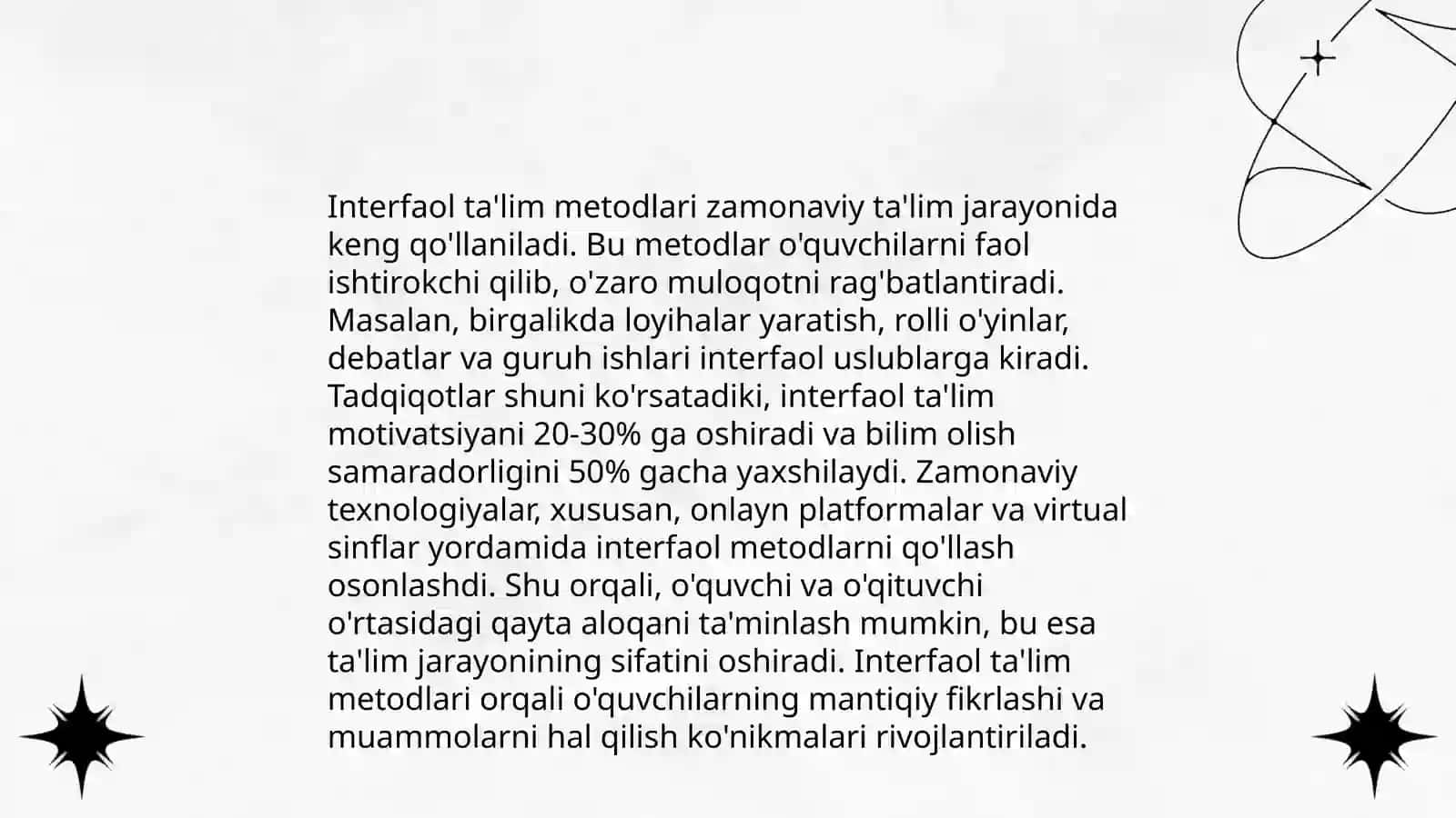 Interfaol ta'lim metodlari 3
