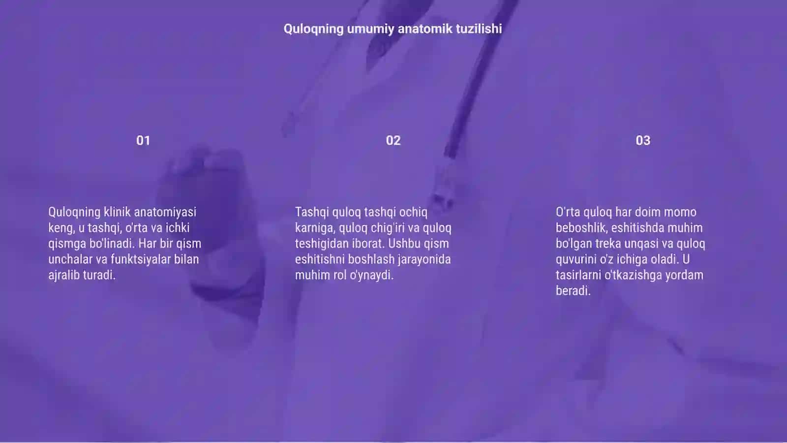 Quloqning klinik anatomiyasi 3