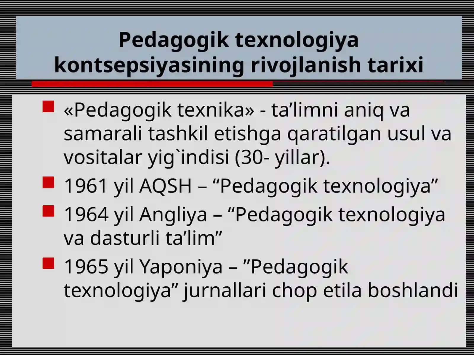 Pedagogik texnologiyalarning ilmiy asoslari 3