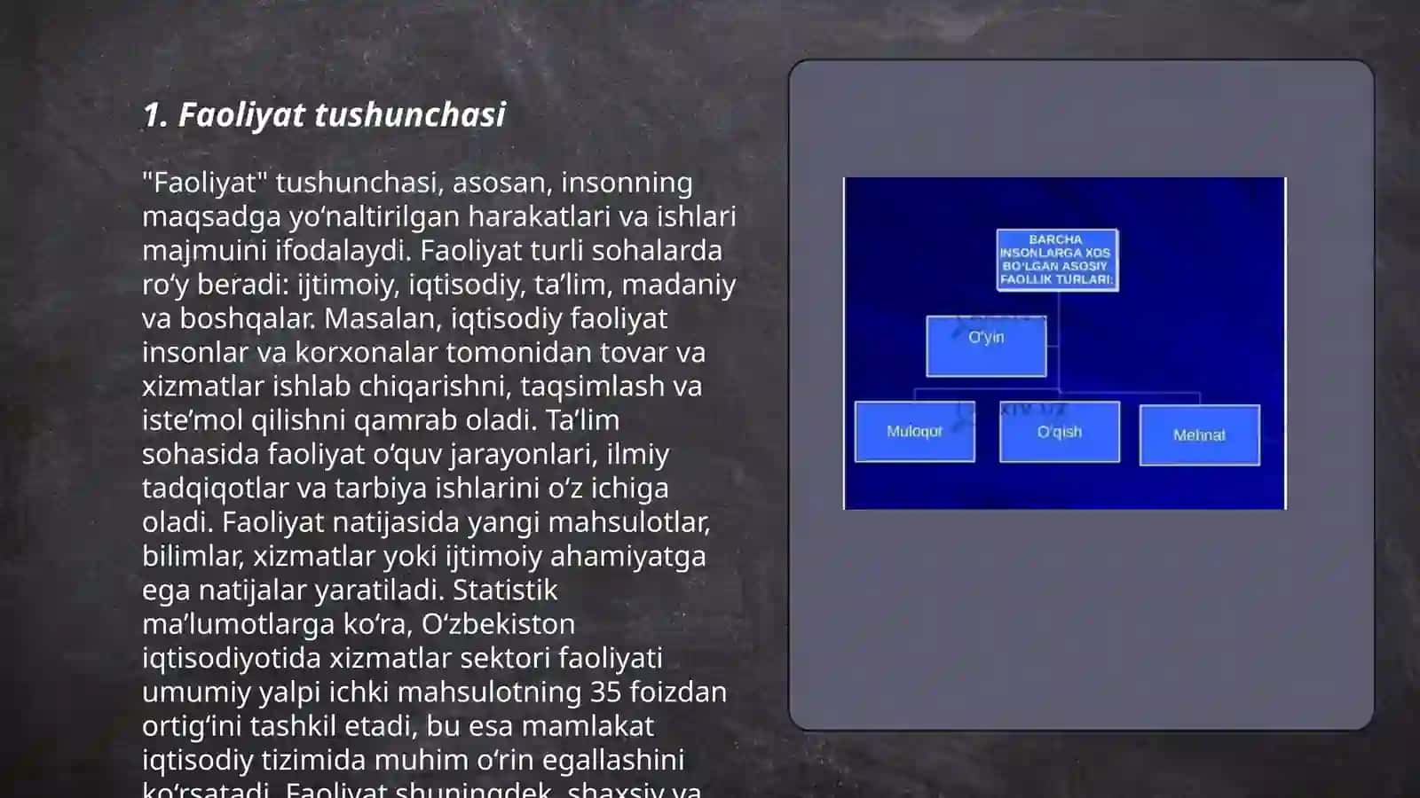 Faoliyat va uning turlari 3