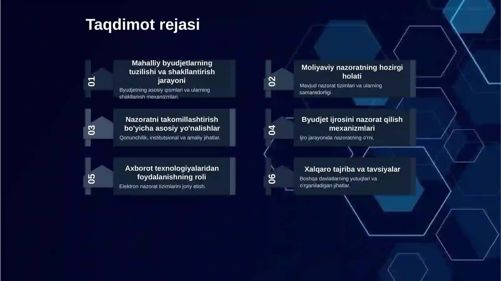 Mahalliy byudjetlarni shakllantirish va ijro etishda moliyaviy nazoratni takomillashtirish 3