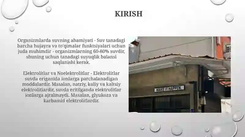 Organizmning Biologik Suyuqliklari Elektrolit Va Noelektrolitlar Eritmasi Sifatida 3