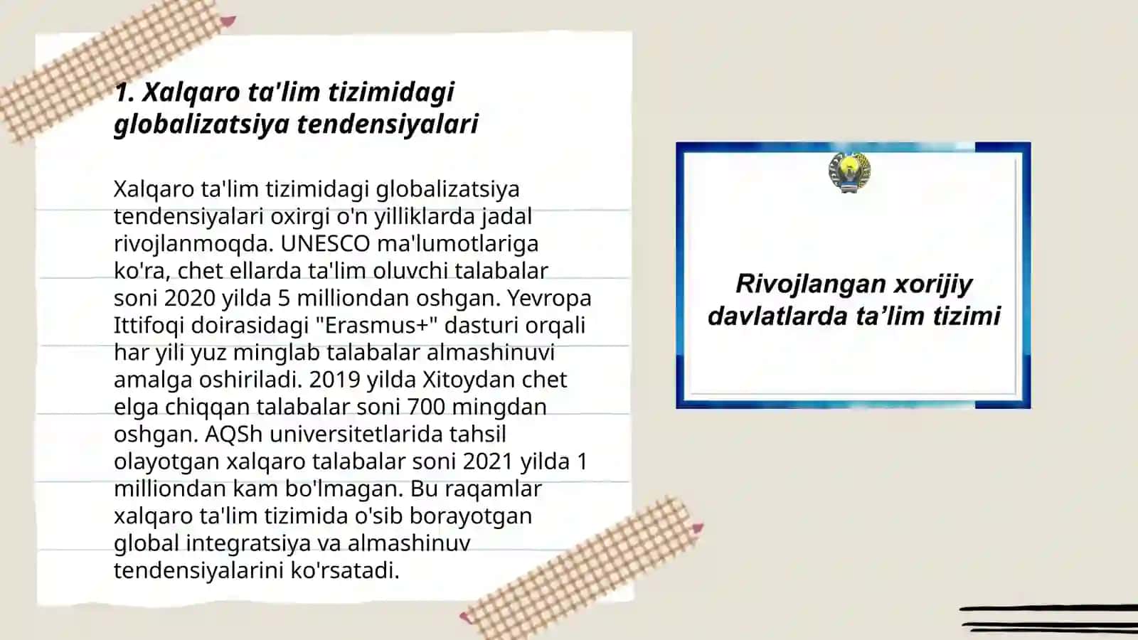 Rivojlangan xorijiy davlatlarning ta’lim tizimida zamonaviy tendensiyalar 3