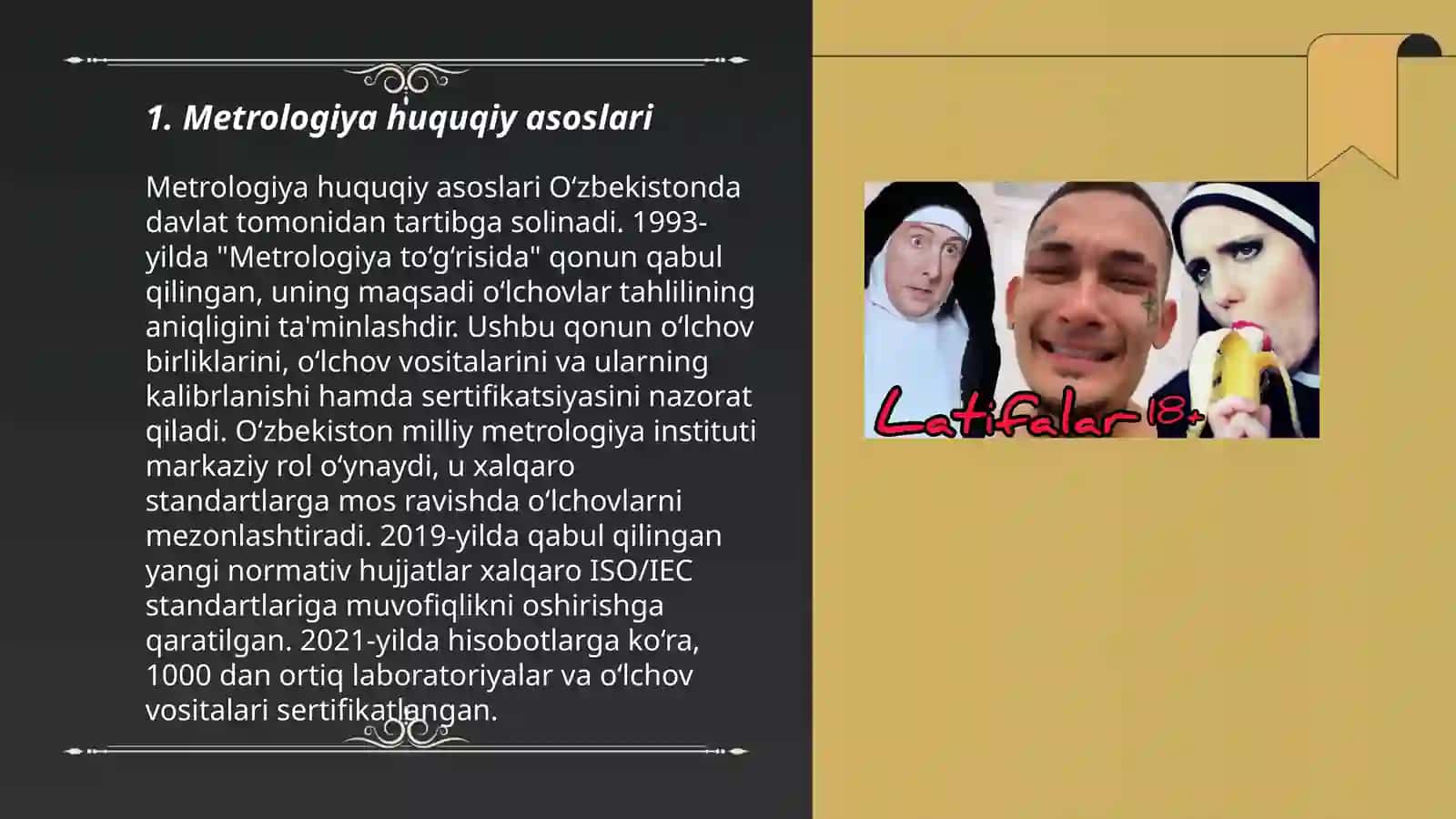 Metrologiya to'g'risidagi respublika qoidalari bilan tanishish 3