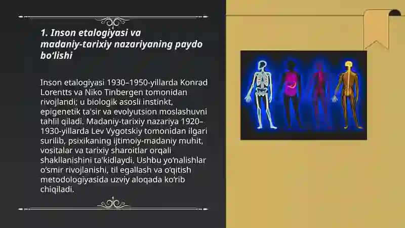 Inson etalogiyasi.Madaniy-tarixiy nazariya 3