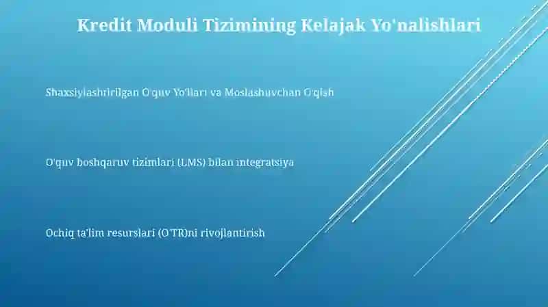 Ta'limda kredit modul tizimi 3
