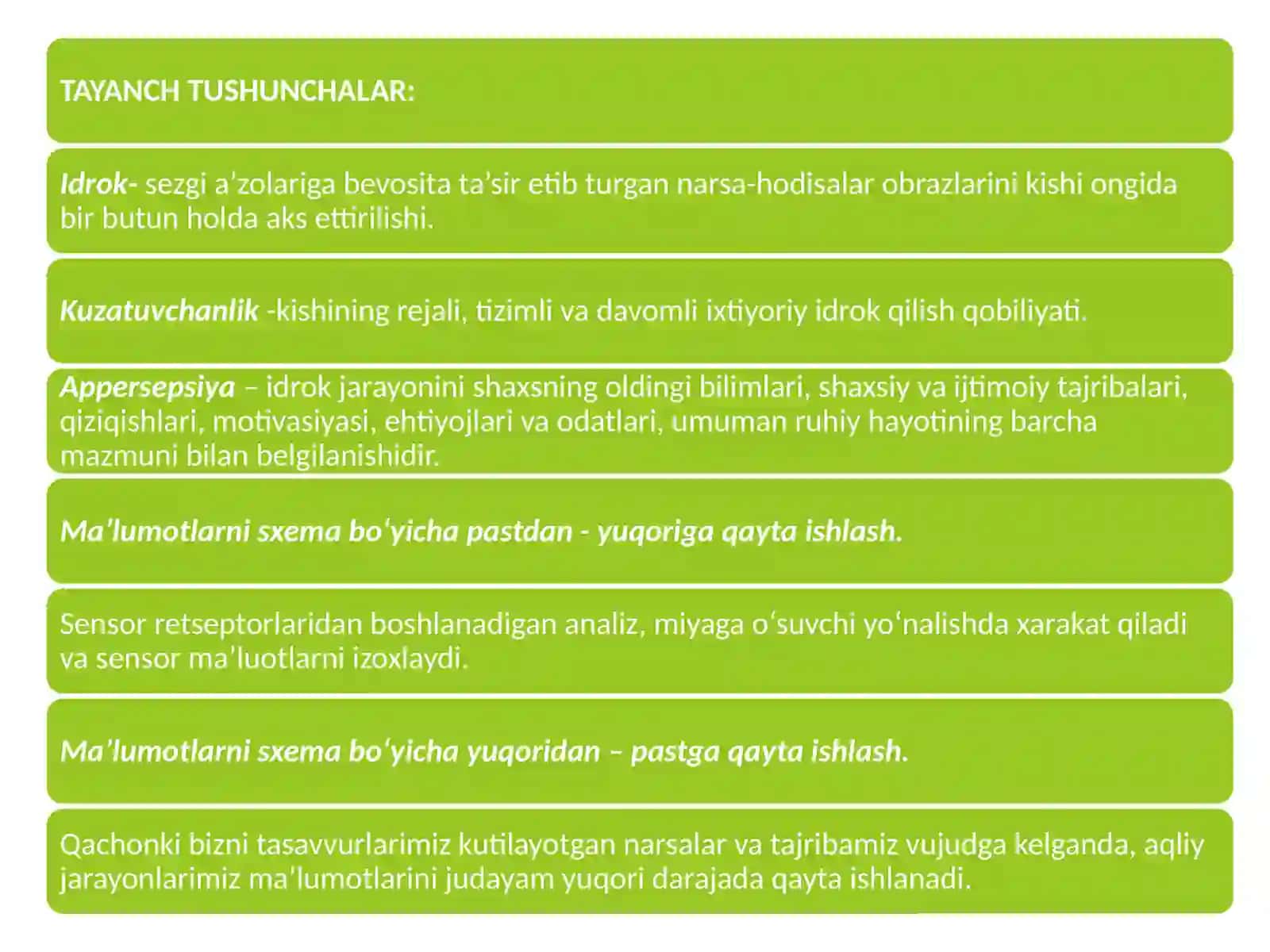 Idrokning tasnifi va turlari 3