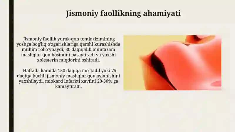 Yurak qon tomir sistemasining yoshga qarab oʻzgarishi 3