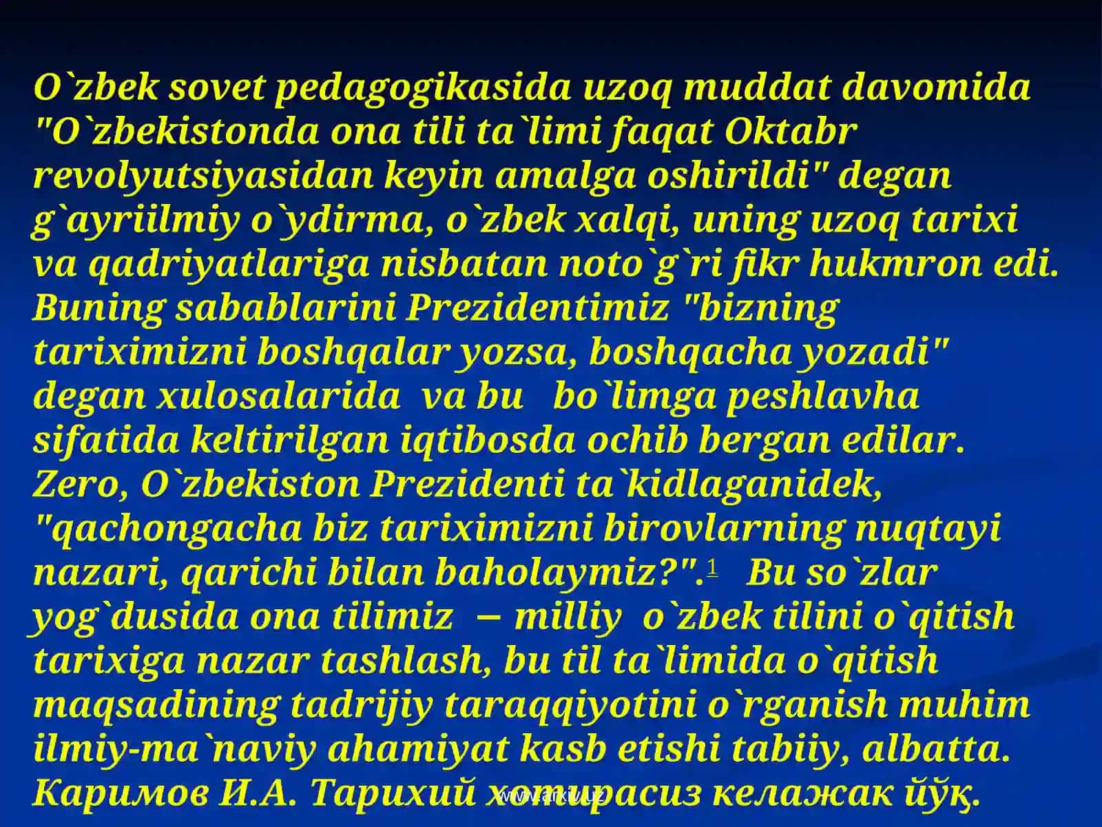 O’zbek ma’rifatparvarlarining lisoniy faoliyati 3