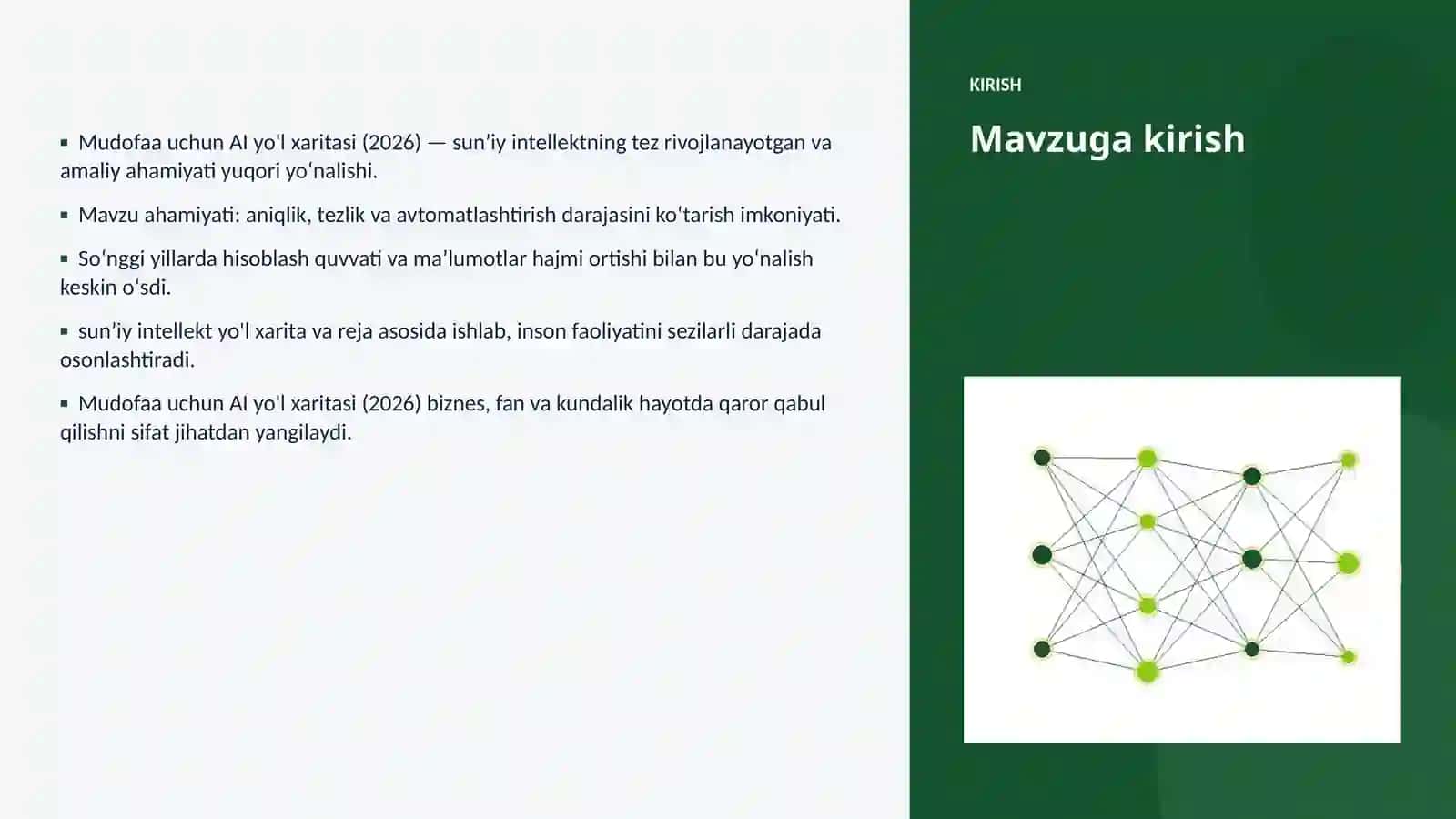 Mudofaa uchun AI yo'l xaritasi (2026) 3