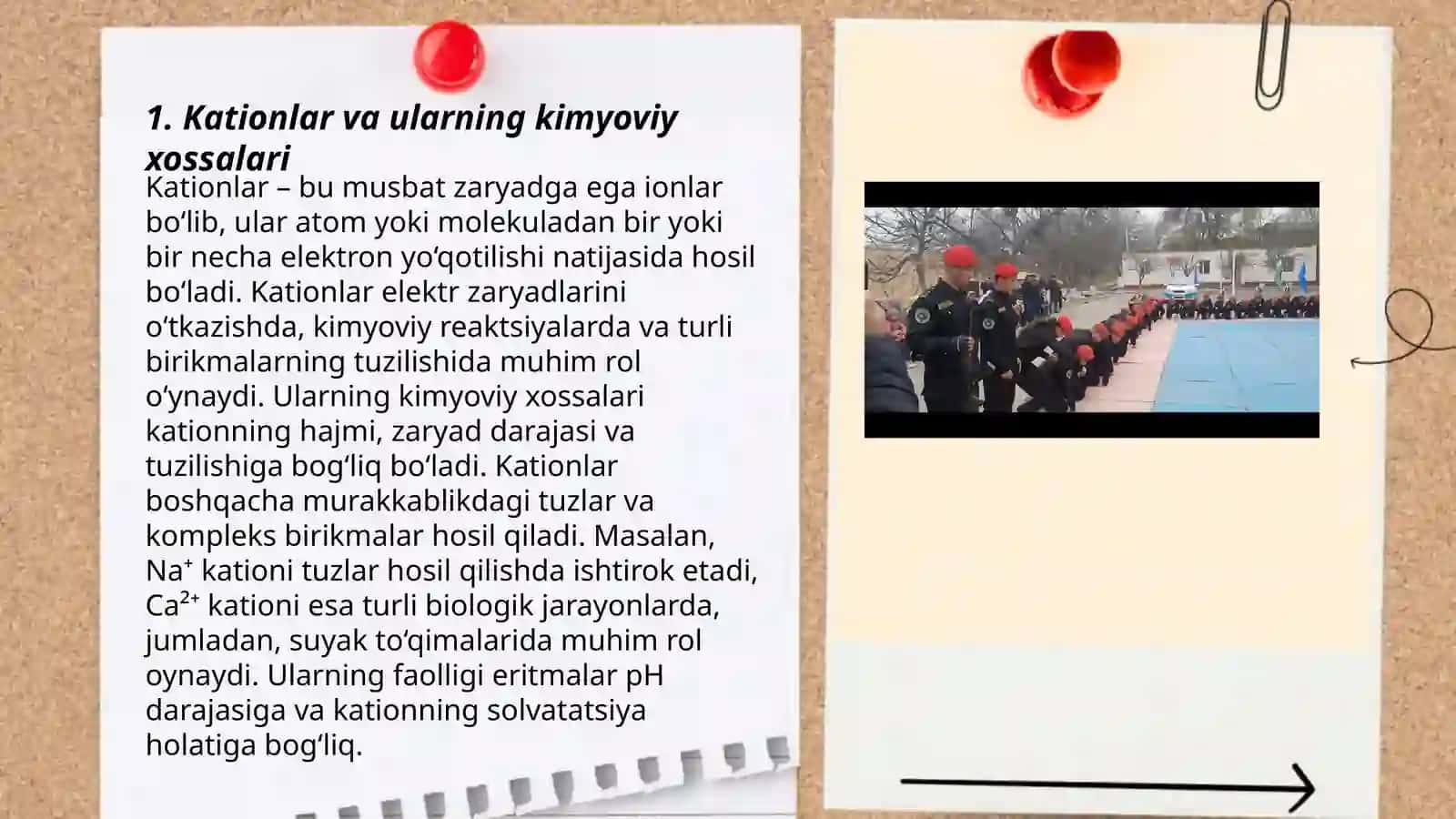 5 gurux kationlari 3