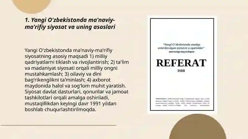 Yangi O'zbekistonda ma'naviy-ma'rifiy siyosat va uning asoslari 3