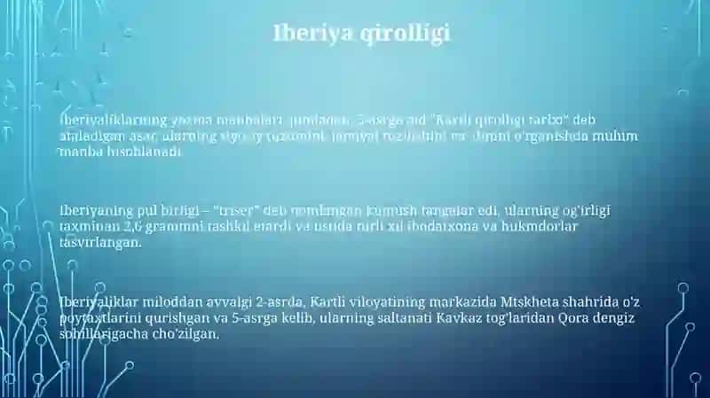 Qadimgi Kavkazorti o’lkalarning sivilizatsiyalari 3