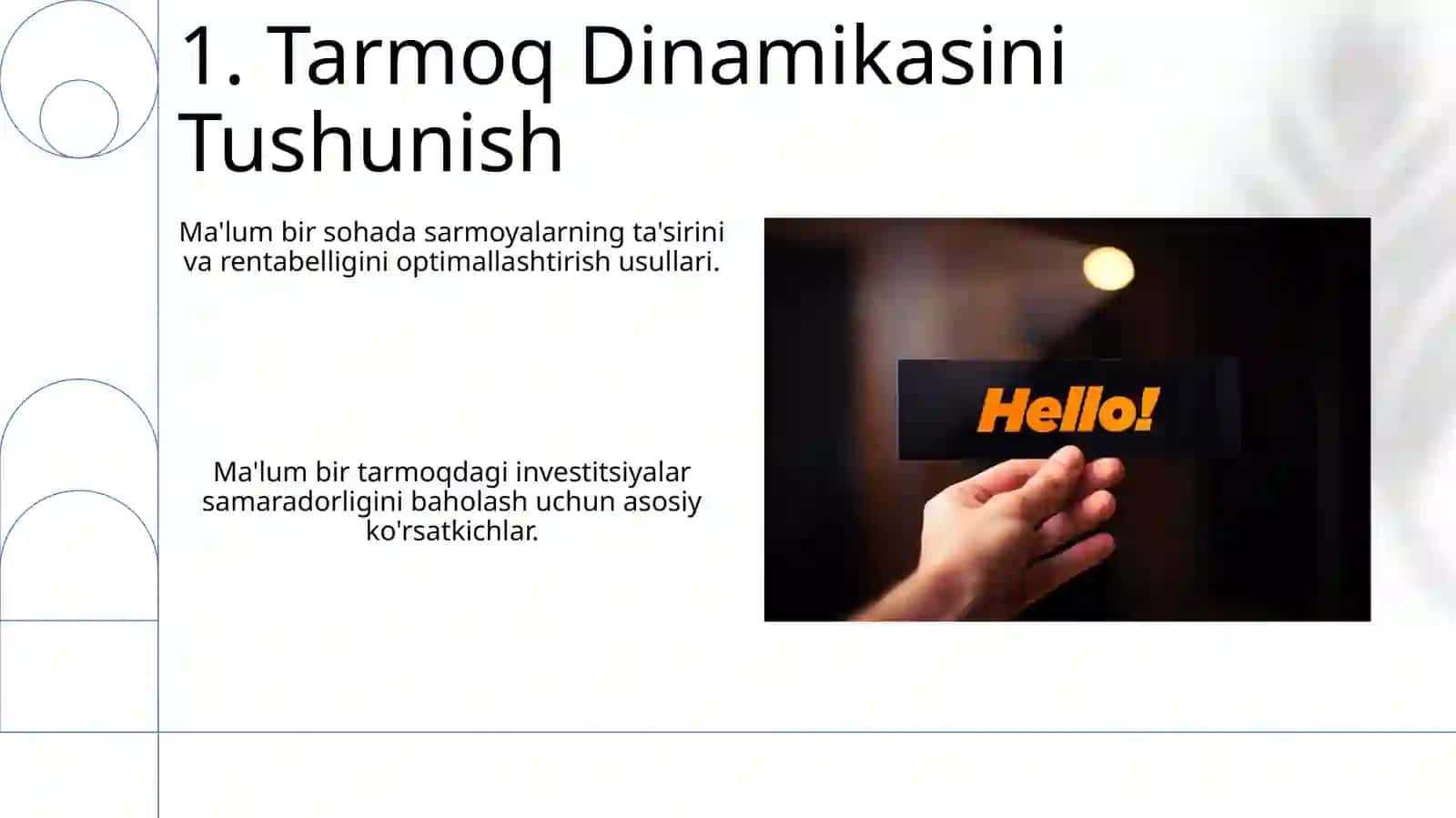 Investitsiyalardan foydalanish samaradorligini tavsiflovchi ko‘rsatkichlar, tarmoqqa investitsiyalarni jalb etish ko‘lamini va samaradorligini oshirish yo‘llari 3