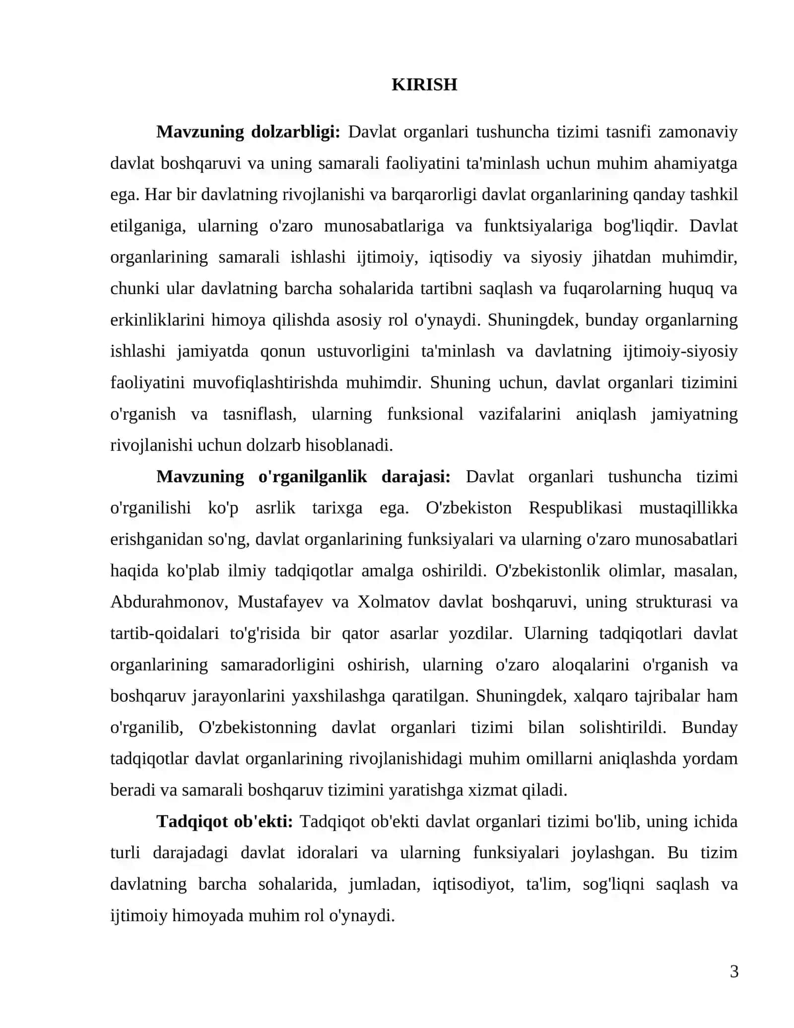 Davlat organlari tushuncha tizimi tasnifi 3