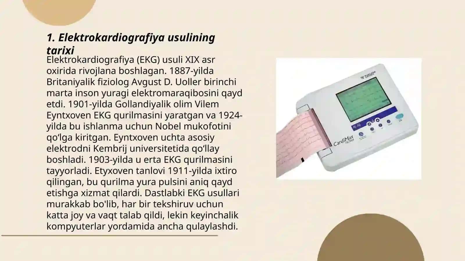 Hayvonlarda Elektrokardikgrafiya tekshirish usuli 3