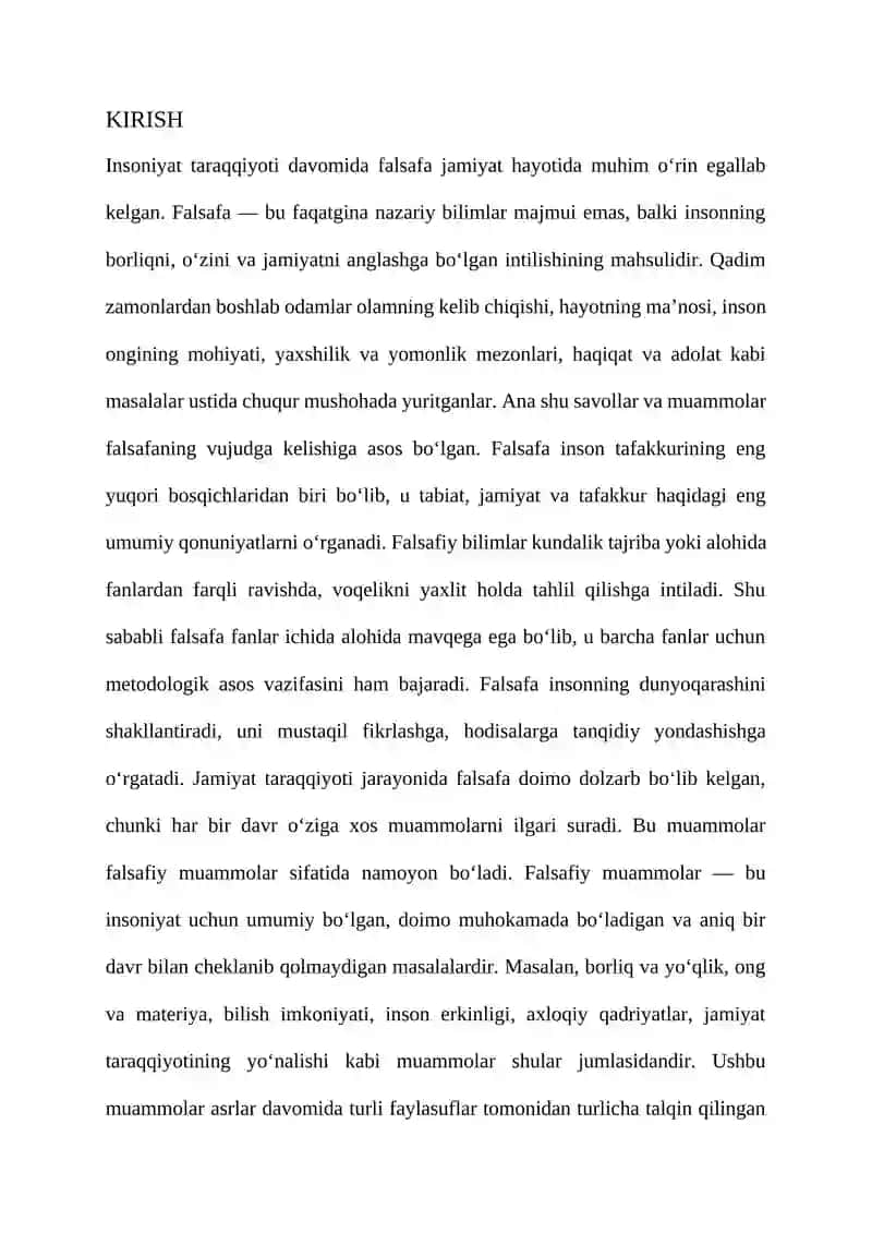 Falsafiy muammolar va falsafiy oqimlar.Falsafaning asosiy funksiyalari 3