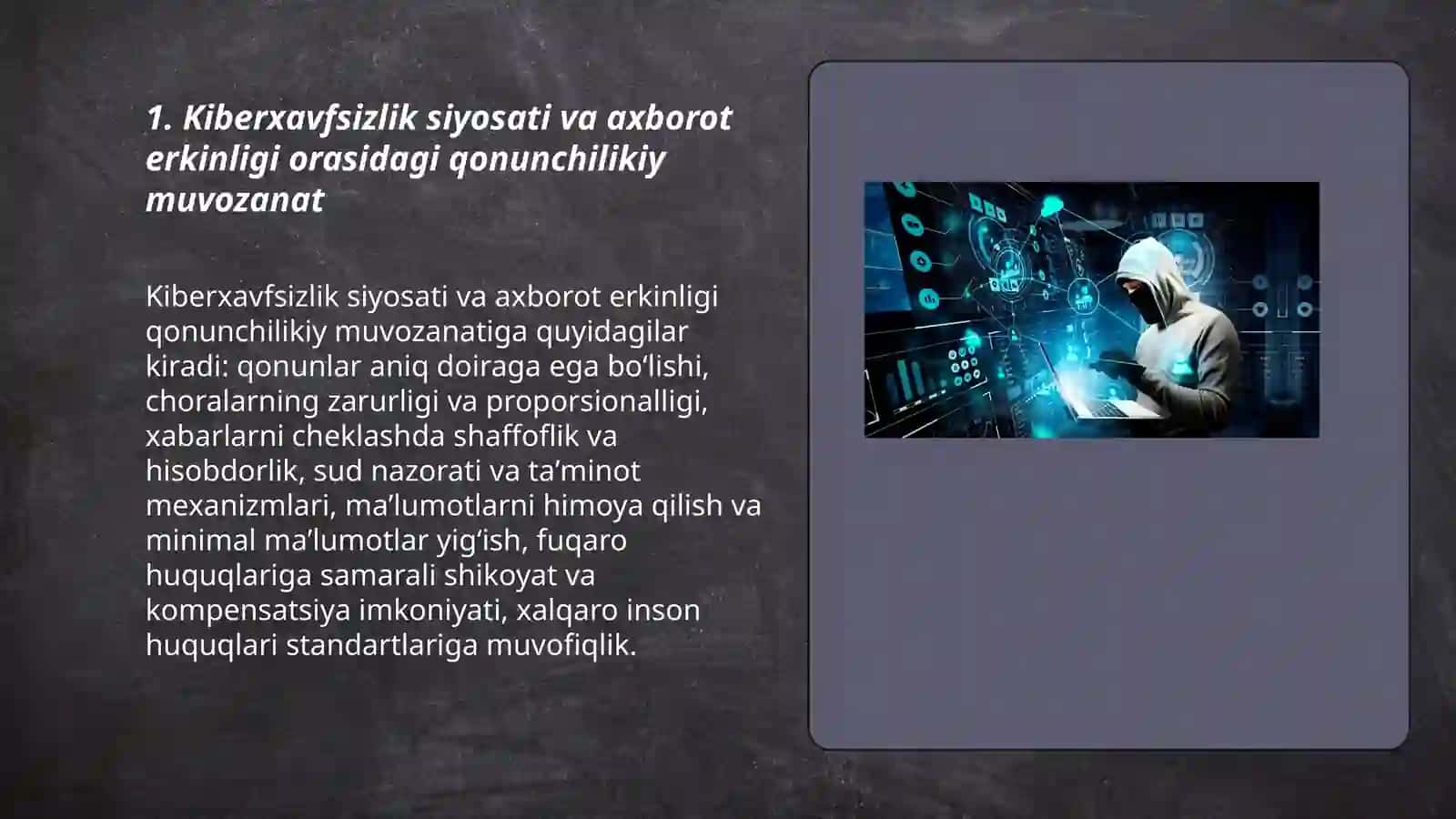 Kiberxavfsizlik va axborot erkinligi muvozanati 3