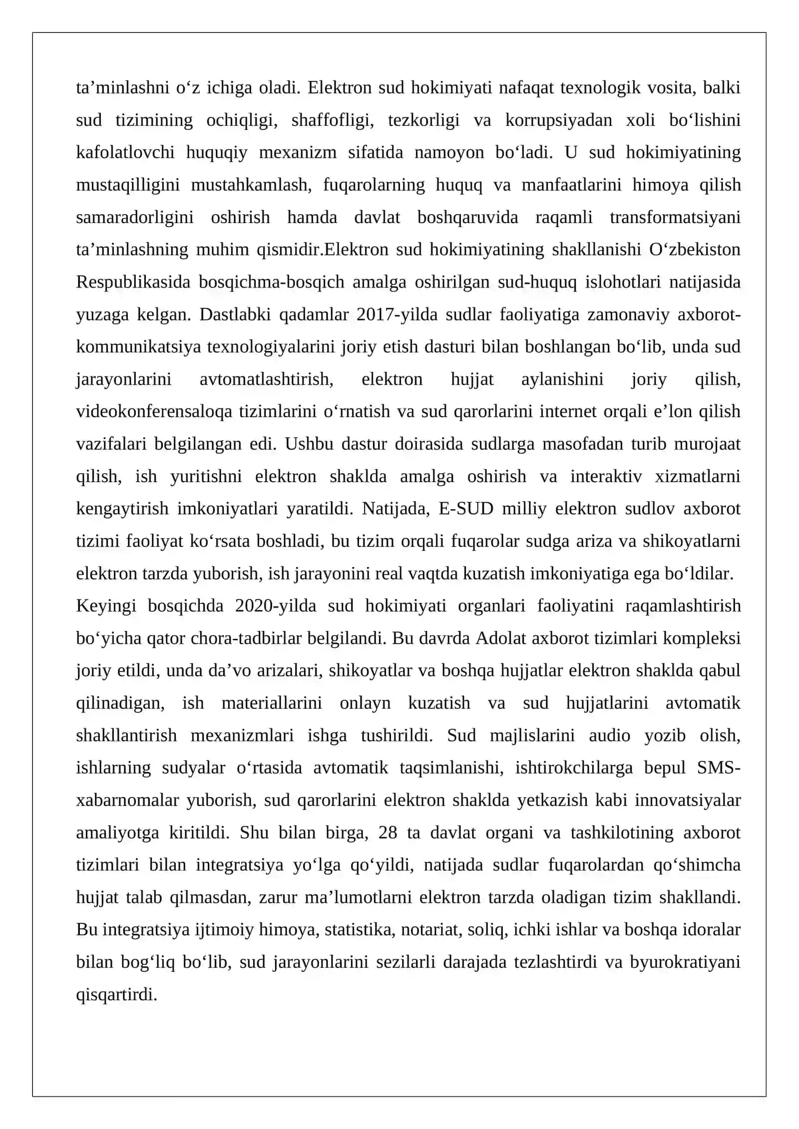 Elektron sud hokimiyati va uning zamonaviy huquq tizimlariga ta’siri 3
