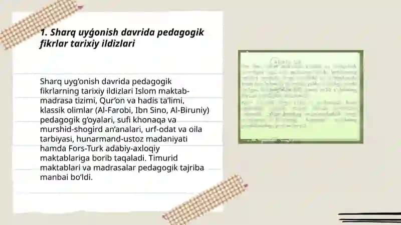 Sharq uyģonish davrida pedagogik fikrlar taraqqiyoti 3