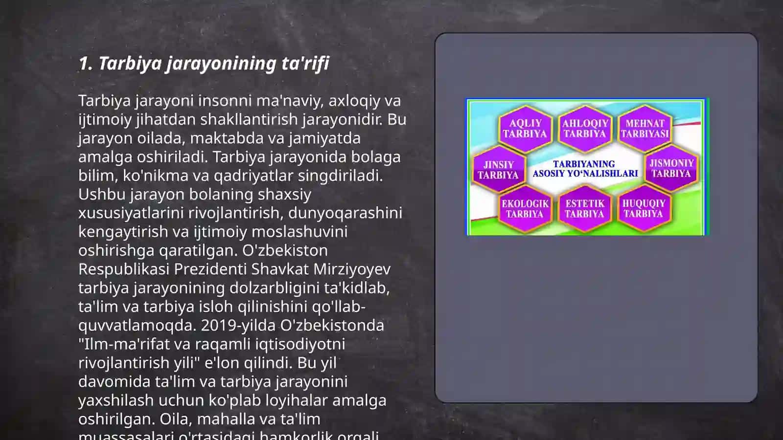 Tarbiya jarayonining mohiyati va mazmuni 3