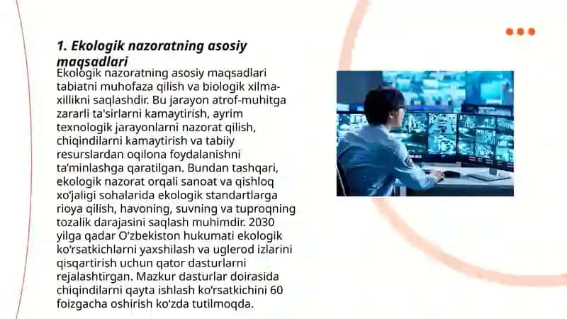 Ekologik nazorat, ekspertiza va monitoring Xamidova Xumora 3