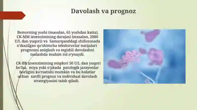 Kreatin fosfokinazaning izo shakllari va ularni aniqlashning klinikadagi ahamiyati 3