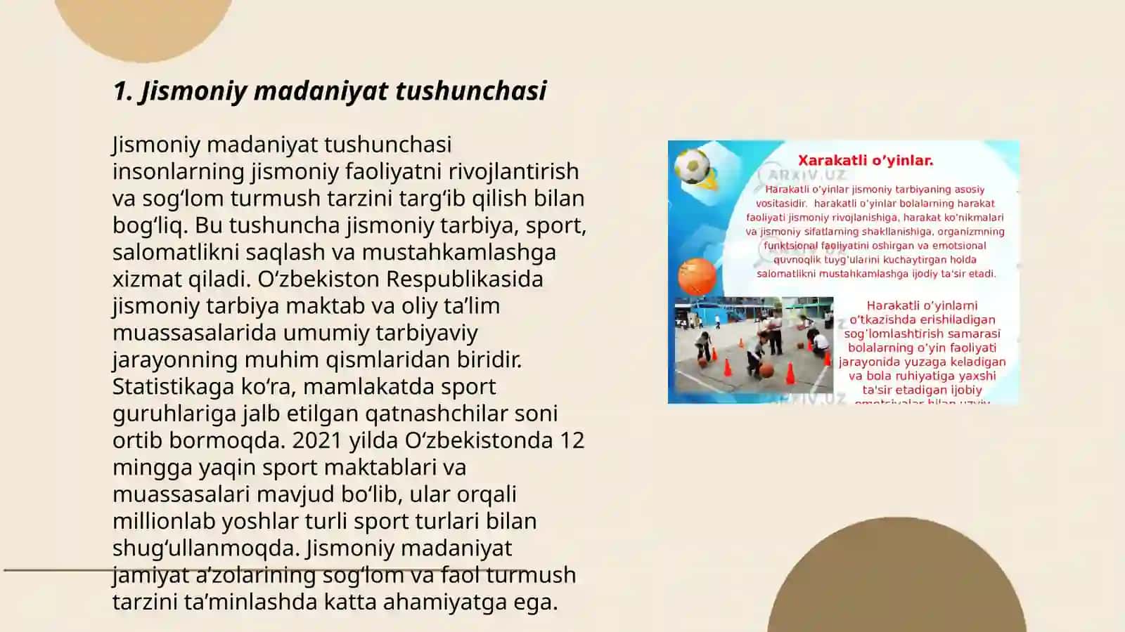 Jismoniy madaniyat tizimining tarkib topishi 3