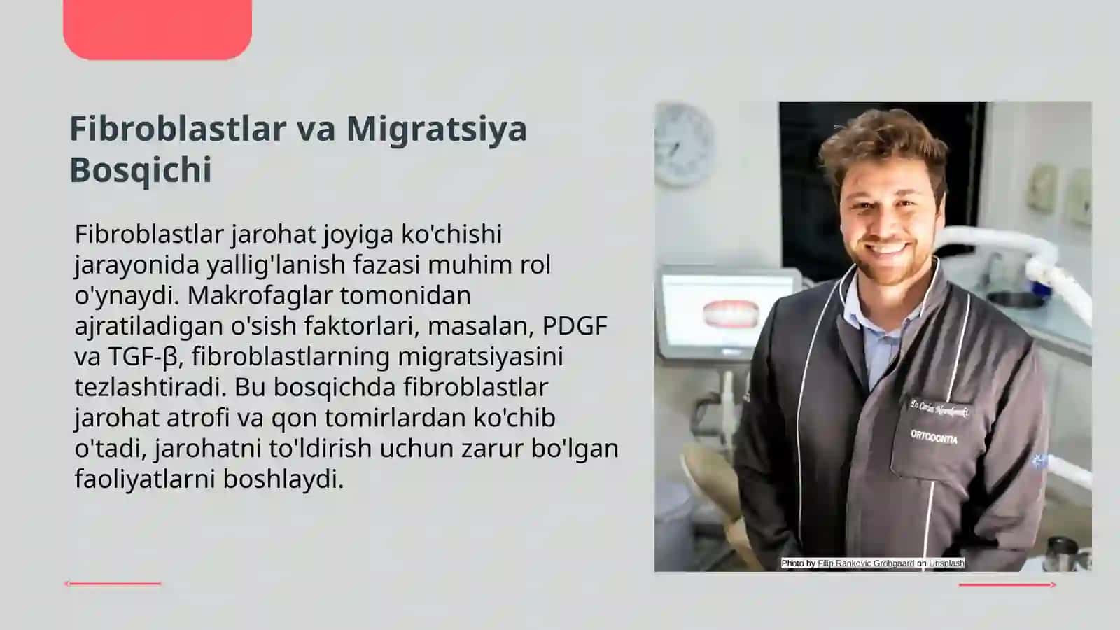 Fibroblastlarning jarohatning bitishi va chandiq hosil bo'lishdagi roli 3