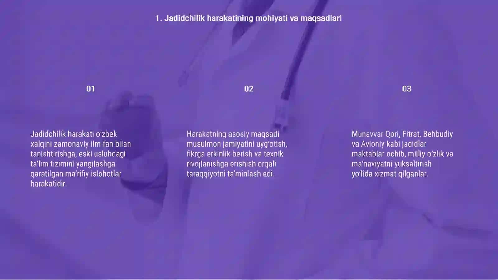 Jadid ma'rifatparvarlarining oʻlka ijtimoiy - manaviy hayotida tutgan oʻrni 3