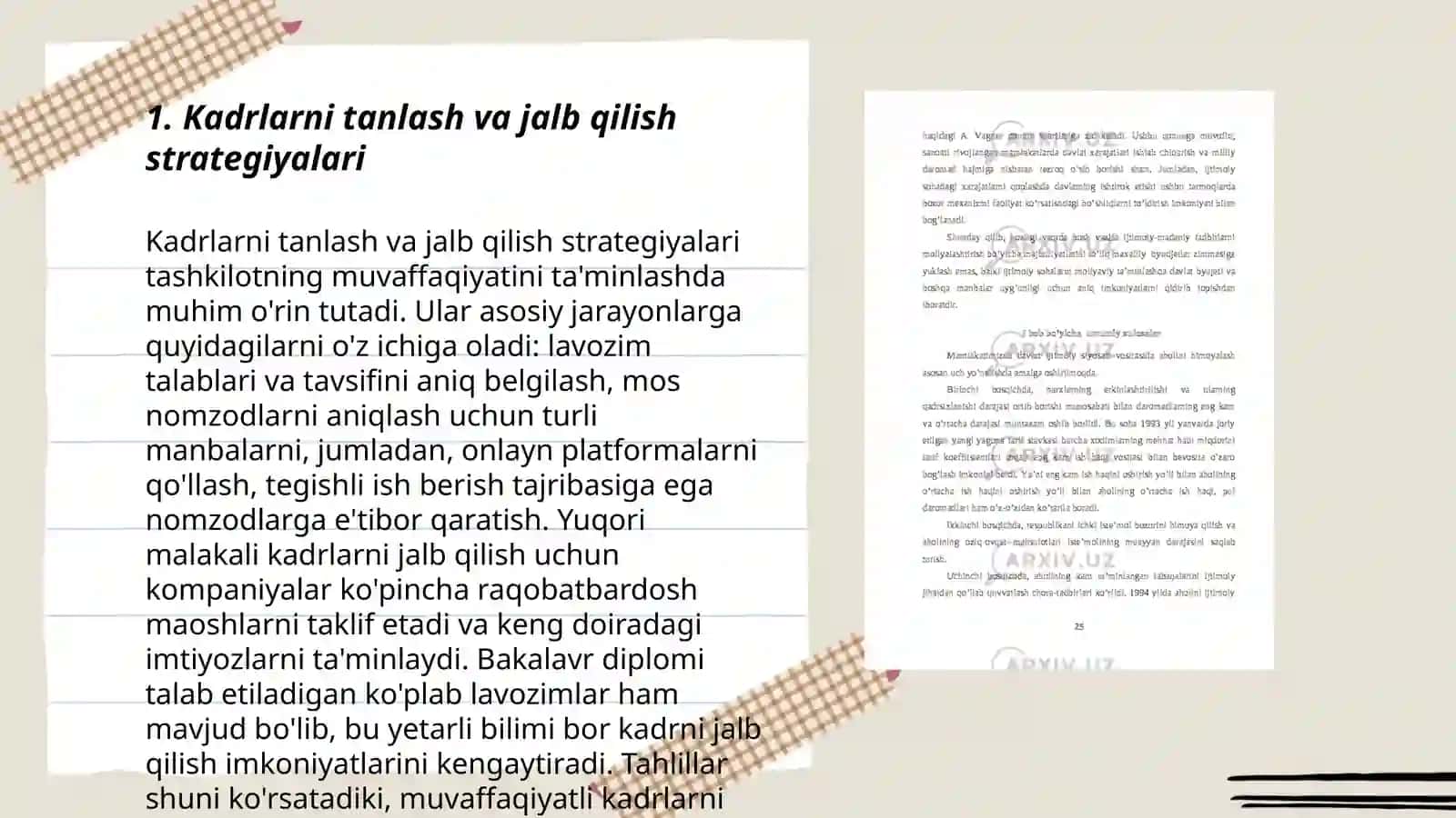 Kadrlardan foydalanishni takomillashtirish yo'llari 3